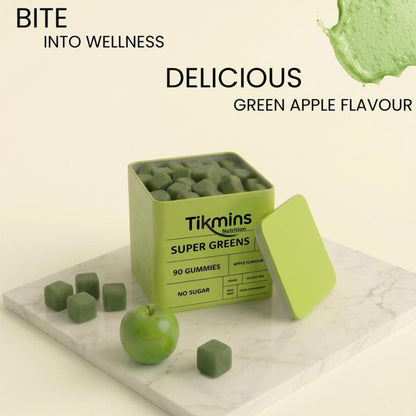 Tikmins Super Greens Multivitamin Gummies