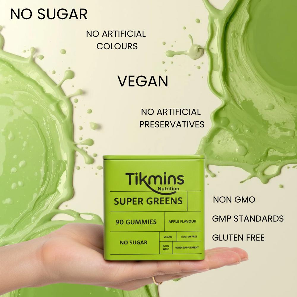 Tikmins Super Greens Multivitamin Gummies
